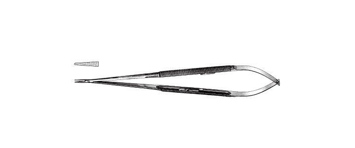 Straight micro jaws, with catch