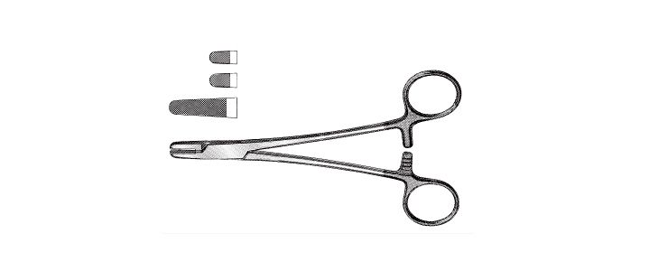 Sternal Needle Holder and Wire Twister, Tungsten Carbide