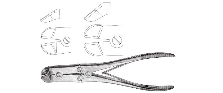 Double Action Wire Cutter, Tungsten Carbide