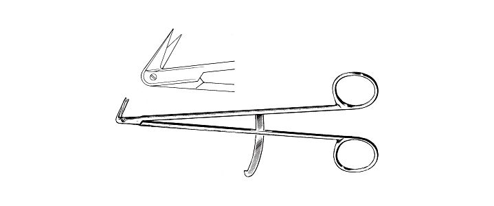 Diethrich Circumflex Artery Scissors