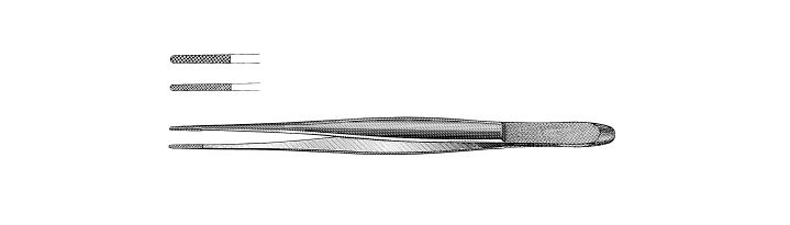 Cushing Needle and Tissue Pulling Forceps, Tungsten Carbide