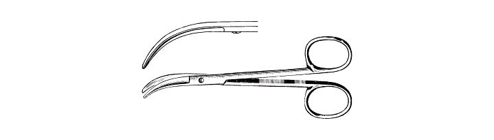 Fomon Lower Lateral Scissors, Full Curve