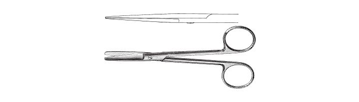 Dorsal Scissors, Blunt-Blunt