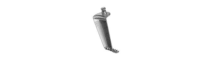 Cloward Style Cervical Retractor Blade