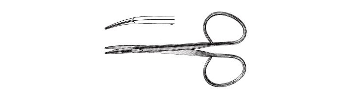 Kaye Dissecting Scissors, Curved