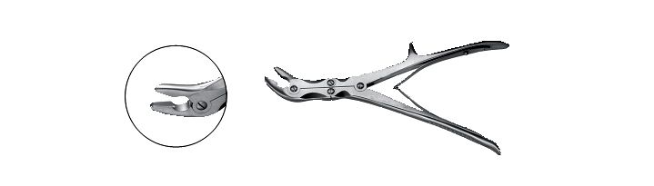 Stille- Luer Angular Duckbill Rongeur