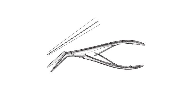 Jackson Nasal Bone Scissors, Angled, Heavy Pattern