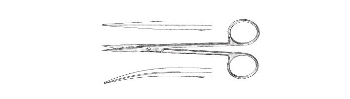 Brophy Gum and Suture Scissors, Sharp