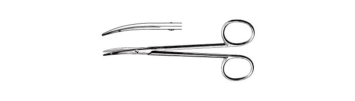 Littler Suture Carrying Scissors, Curved