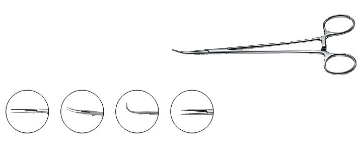 Vascular Hemostatic Forceps
