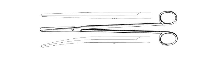 Metzenbaum-Nelson Scissors, Stainless