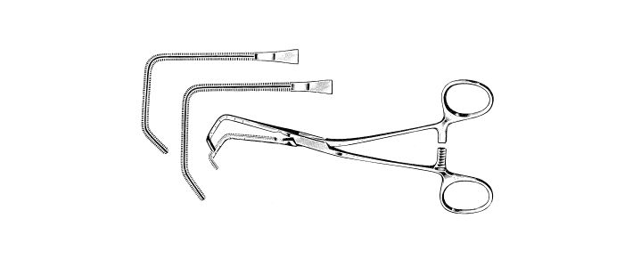 Cooley Vascular Clamp, 90° Angle