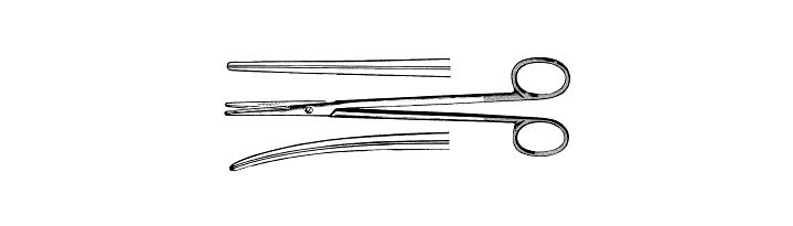 Metzenbaum-Lahey Scissors, Tungsten Carbide