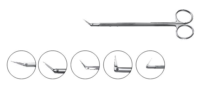 Diethrich Coronary Artery Scissors, Extra Delicate Blade