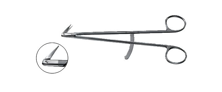 Diethrich Circumflex Artery Scissors, with Stabilizing Bar