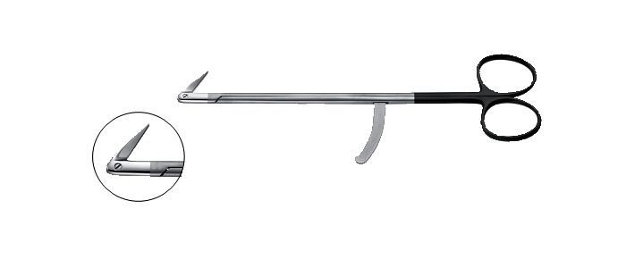 Diethrich Circumflex Artery Scissors, with Stabilizing Bar, Super-Cut