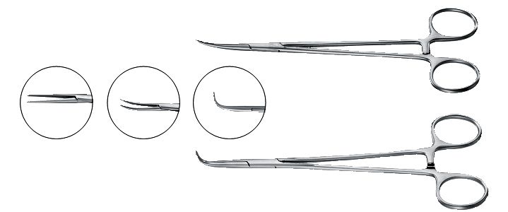 Vascular Hemostatic Forceps