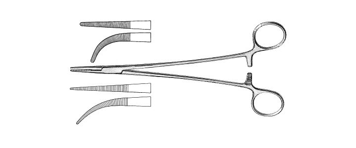 Adson Hemostatic Forceps, Fine Tips