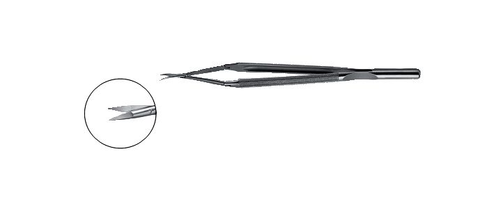 Dennis Micro Scissors, Round Handle, Counter Balanced