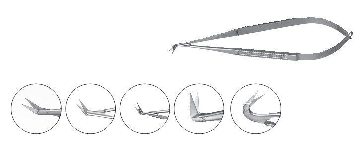 Jacobson Micro Scissors, Round Handle