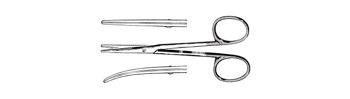 Strabismus Scissors, Tungsten Carbide
