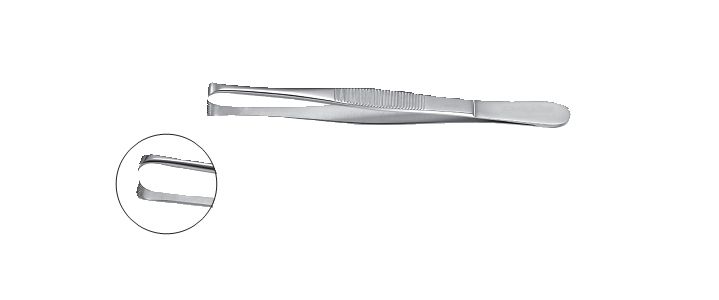 Nelson Tissue Forceps, 6 x 7 teeth