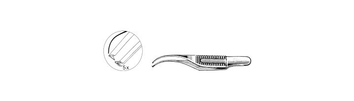 Gill Iris Forceps