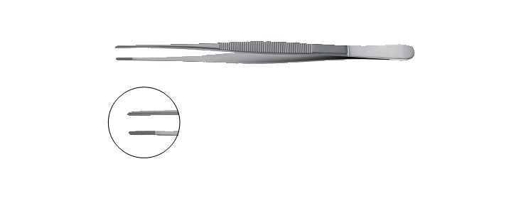 Reul Coronary Tissue Forceps, Delicate, Tungsten Carbide