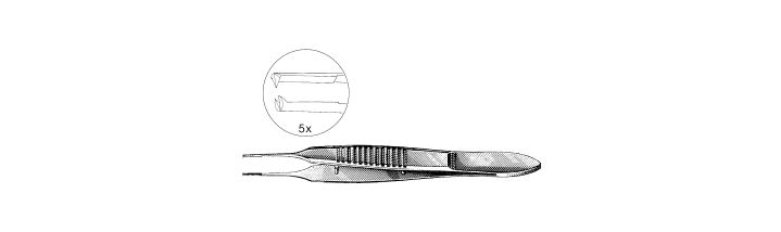 McPherson Micro Corneal Forceps