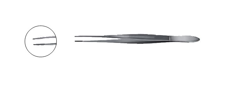 Cushing Needle and Tissue Pulling Forceps, Tungsten Carbide
