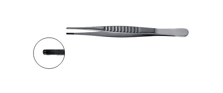 DeBakey Needle and Tissue Pulling Forceps, Tungsten Carbide