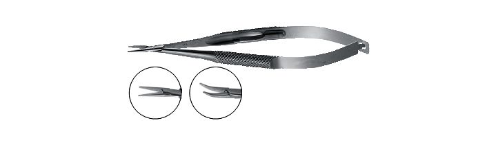 Castroviejo Micro Diamond-Coated Needle Holder