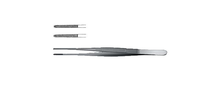 Semkin Needle and Tissue Pulling Forceps, Tungsten Carbide