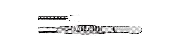 DeBakey Thoracic Tissue Forceps