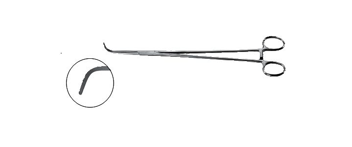 Mixter Forceps, Longitudinal Serrations