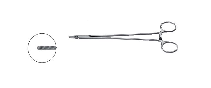 Hufnagel-Ryder Needle Holder, Tungsten Carbide