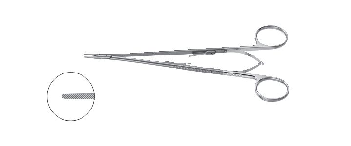 Diethrich Microvascular Needle Holder, Tungsten Carbide