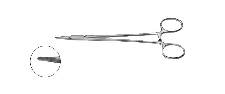 DeBakey Vascular Needle Holder, Tungsten Carbide