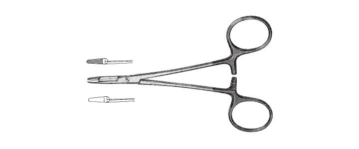 Delicate Olsen-Hegar Needle Holder/Scissors, Tungsten Carbide