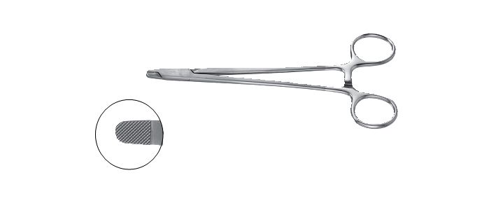 Rubio Sternal Needle Holder and Wire Twister, Tungsten Carbide