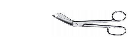 Lister Bandage Scissors, One Large Ring