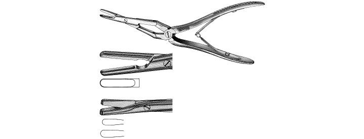 Jansen-Middleton Septum Forceps
