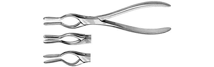 Walsham Septum Straightening Forceps