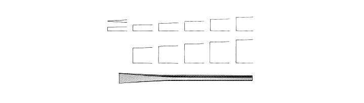 Hexagonal Handle Osteotome