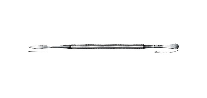 Wax Spatula, small end with one flat side