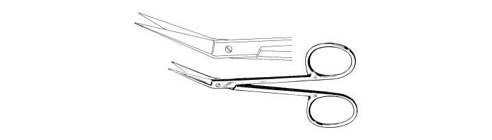 Iris Scissors, Angled on the Side