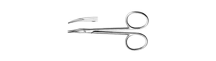 Stevens Stitch Scissors, Curved Sharp Tips