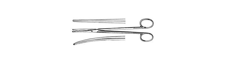 Metzenbaum-Lahey Scissors, Tungsten Carbide