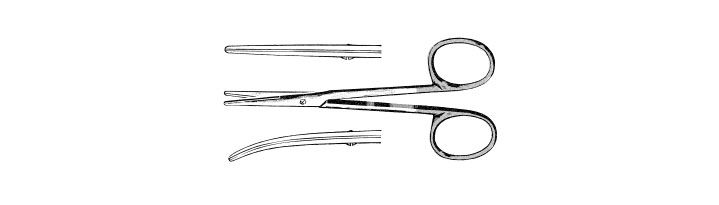 Strabismus Scissors, Tungsten Carbide