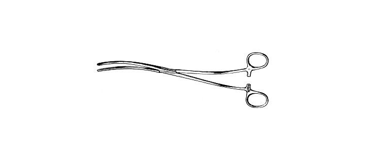 Bozeman Uterine Dressing Forceps